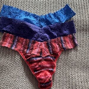 3pc Bundle Original Rise Thong NWT